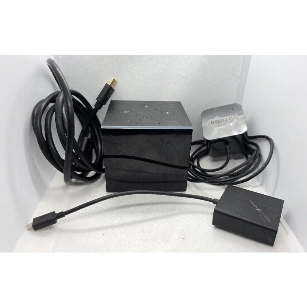 Amazon Fire TV Cube EX69VW 1st Gen 4K Streaming Media Player
